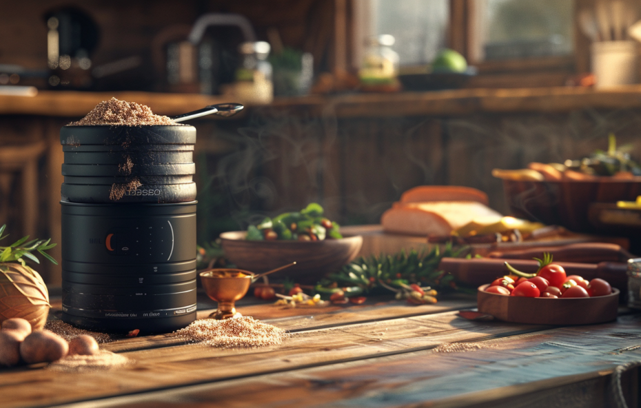 photo d'une table avec des compléments alimentaire pour grossir