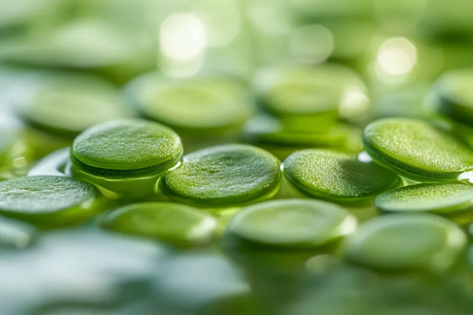 chlorella photo macro
