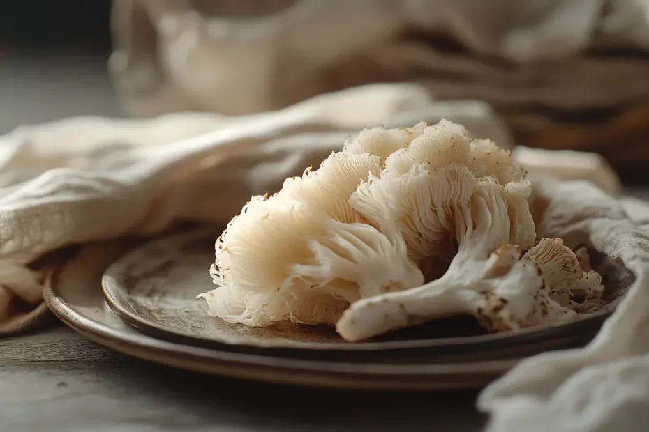 cette image montre du lion's mane