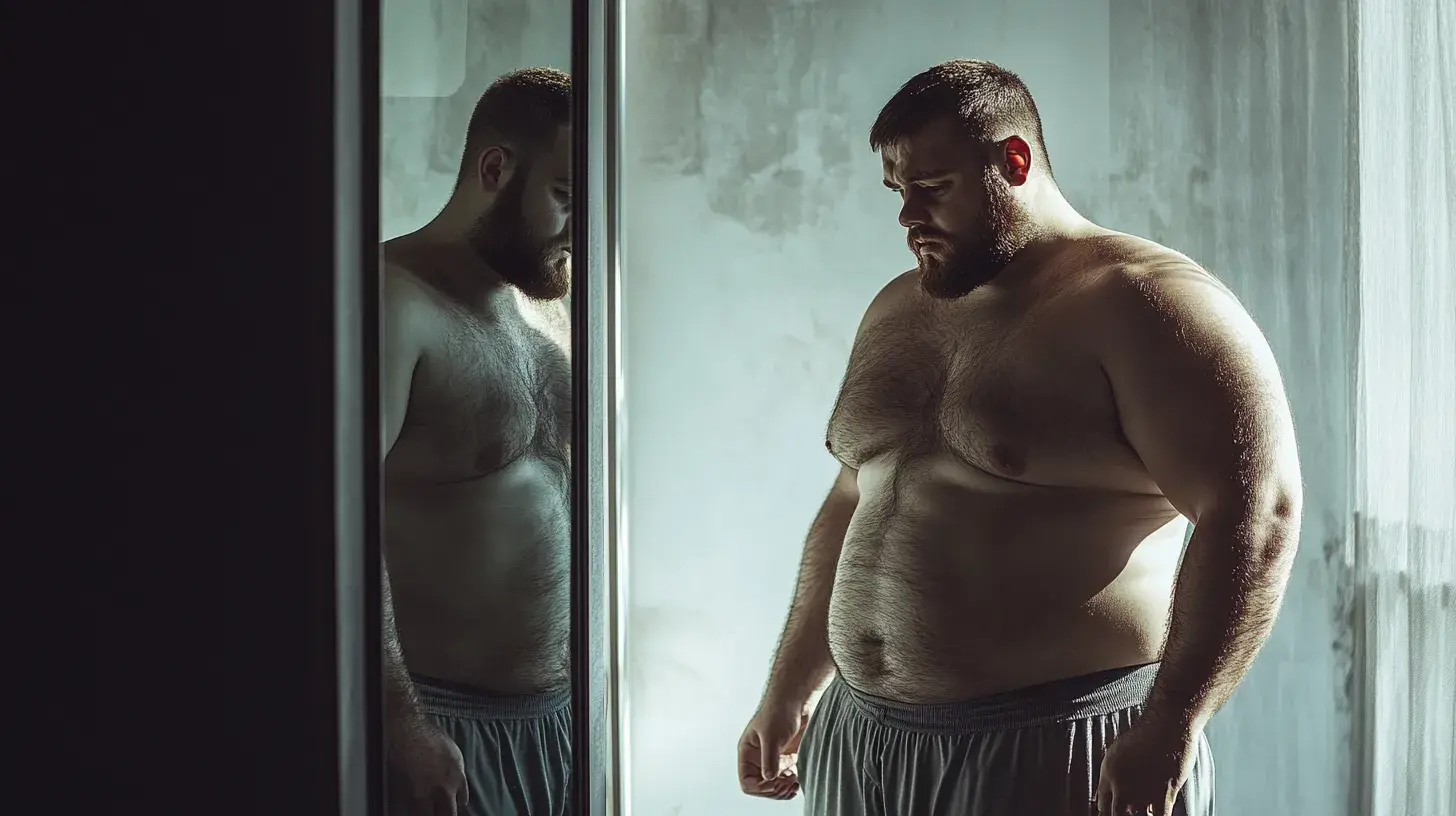 homme qui souhaite perdre du gras sur le ventre