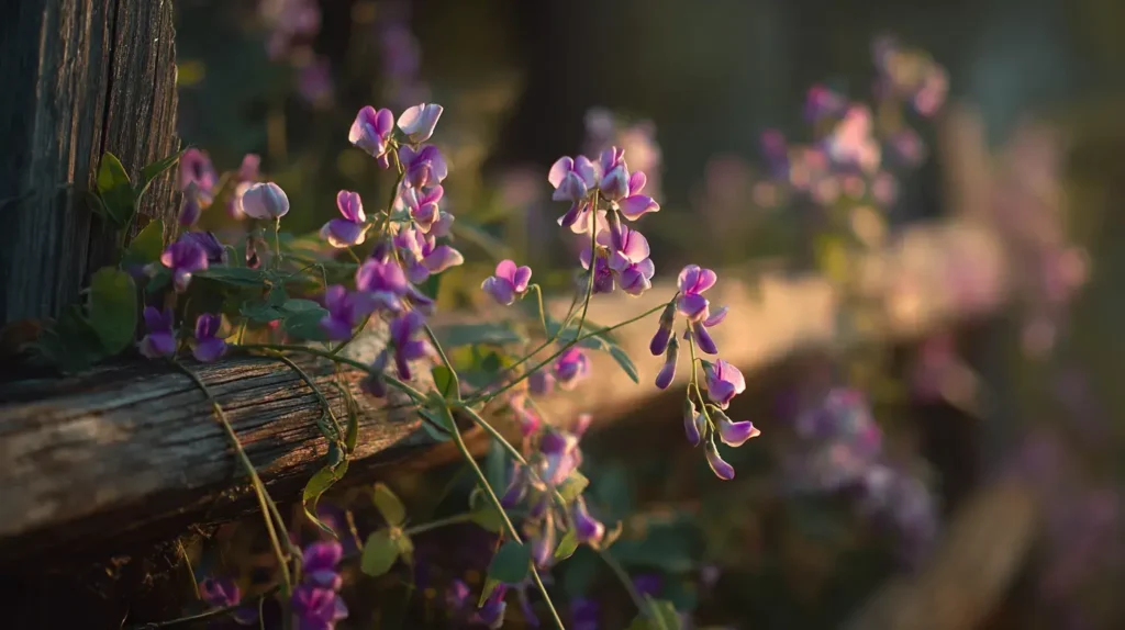 photo de fleur de desmodium