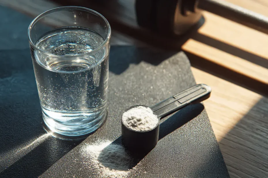 cette image montre de la créatine monohydrate