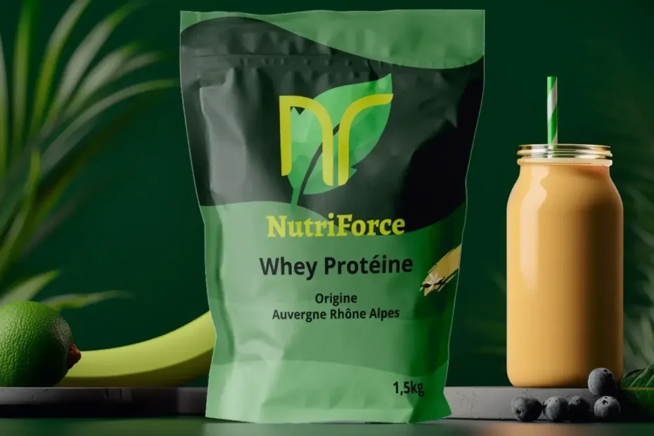 cette image montre de la protéine nutriforce pour la prise de masse