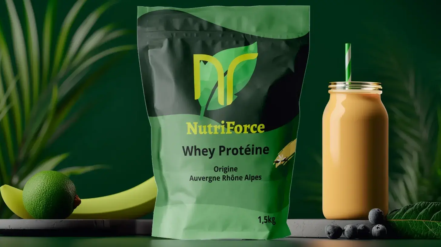cette image montre de la protéine nutriforce pour la prise de masse
