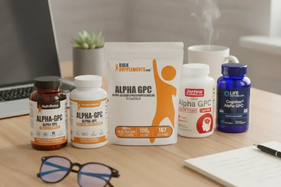 comparatif des meilleurs alpha gpc de 2026 sur un bureau