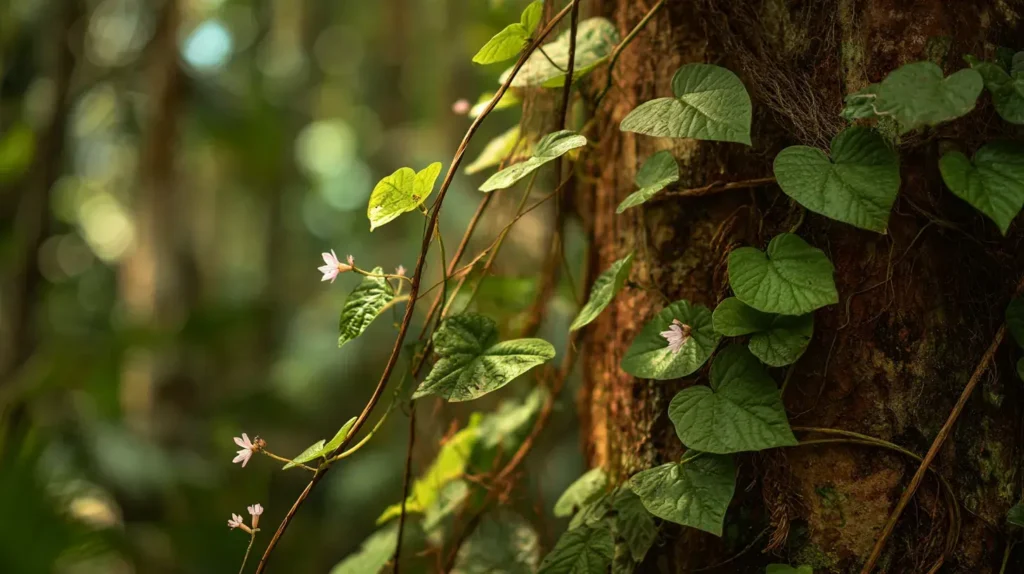 Bois bandé dans la nature