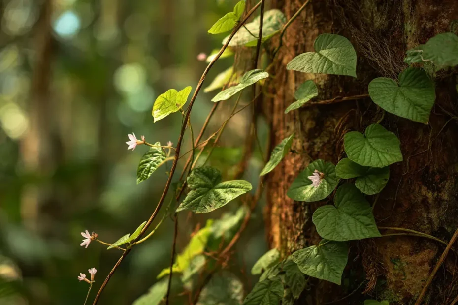 Bois bandé dans la nature