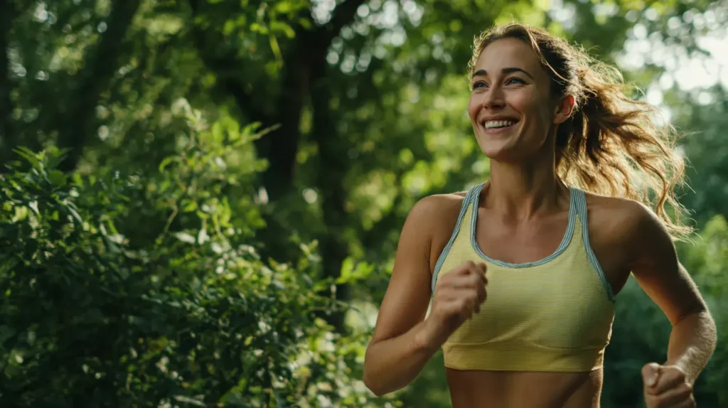 Femme qui ressent les bienfaits du magnésium sur son bien-être