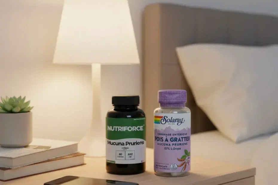 comparatif de mucuna pruriens en gélules