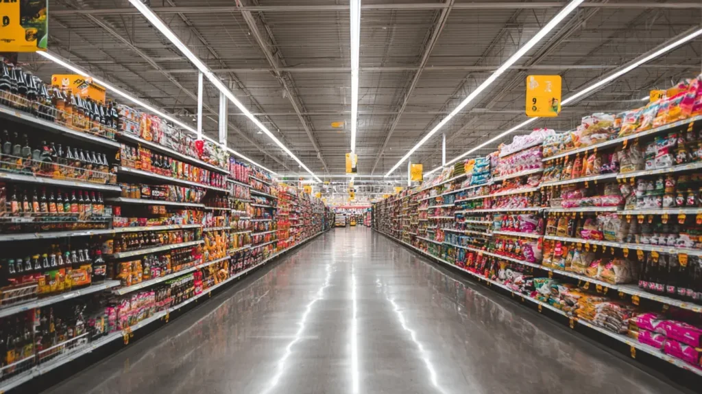 Huile d’origan disponible en rayon de supermarché