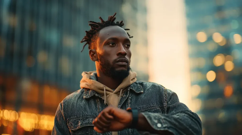 Personne regardant sa montre illustrant l’action rapide et naturelle de l’huile d’origan