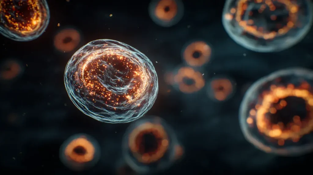 Illustration de l'action purifiante des capsules d'huile d'origan contre les bactéries.