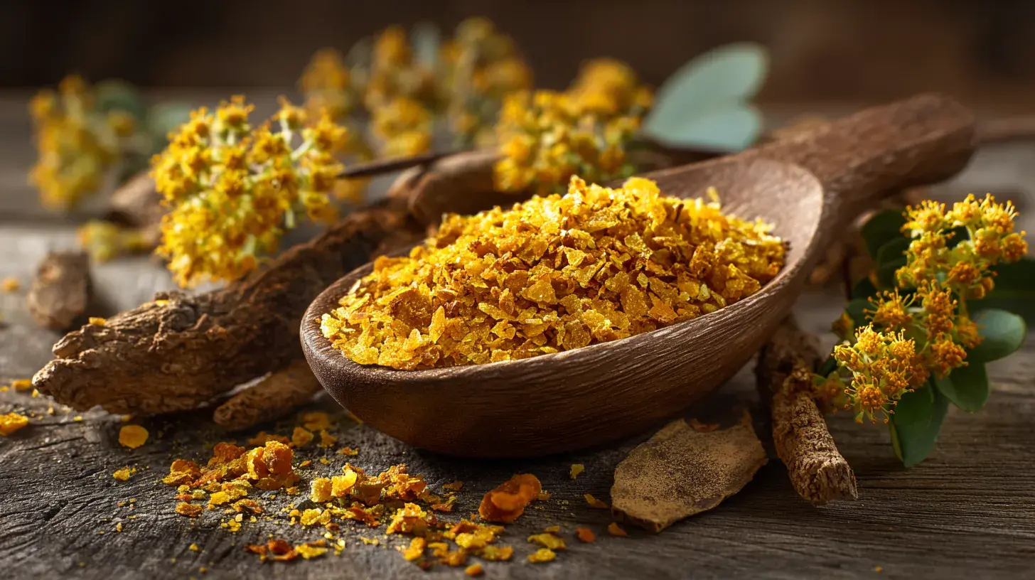 Berberine sur une table prêt à être consommé pour ses bienfaits sur la santé