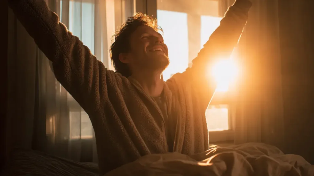 réveil facile si on ne prend pas de mélatonine