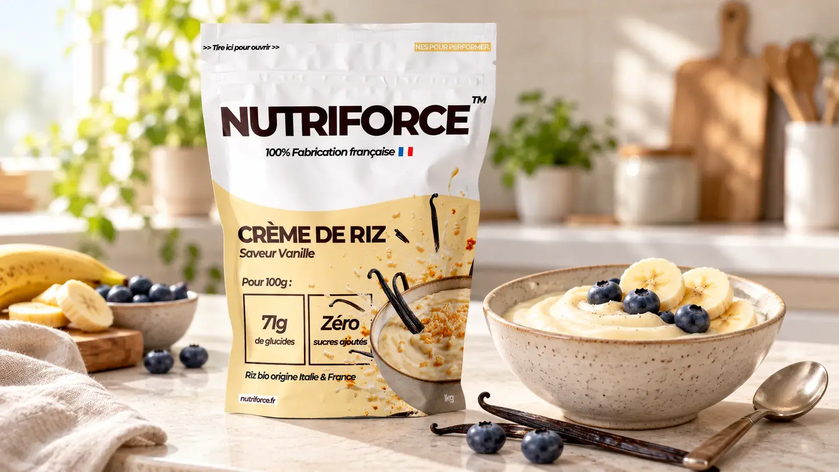 photo de ma crème de riz nutriforce